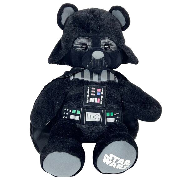 Star Wars Darth Vader Build A Bear Workshop Stuffed Plush 18" Retired Used - Picture 1 of 10